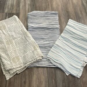 Aden + Anais striped swaddle lot